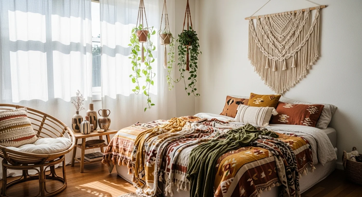 boho bedroom decor