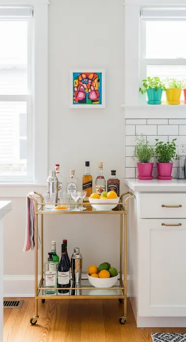Kitchen Bar Cart Ideas 10