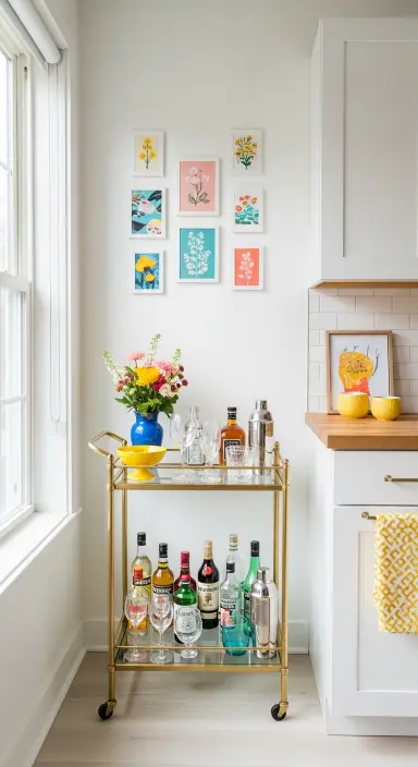 Kitchen Bar Cart Ideas 11