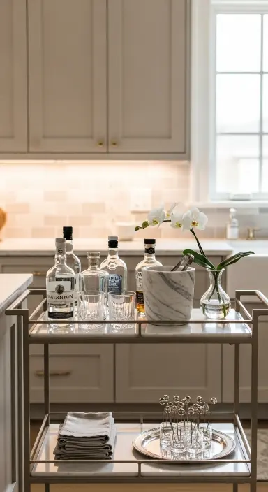 Kitchen Bar Cart Ideas 12
