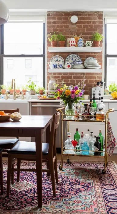 Kitchen Bar Cart Ideas 13