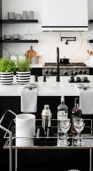 Kitchen Bar Cart Ideas 14