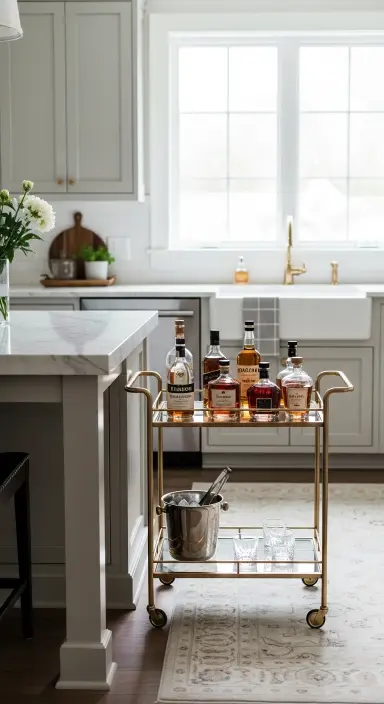 Kitchen Bar Cart Ideas 18