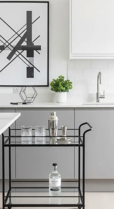 Kitchen Bar Cart Ideas 7