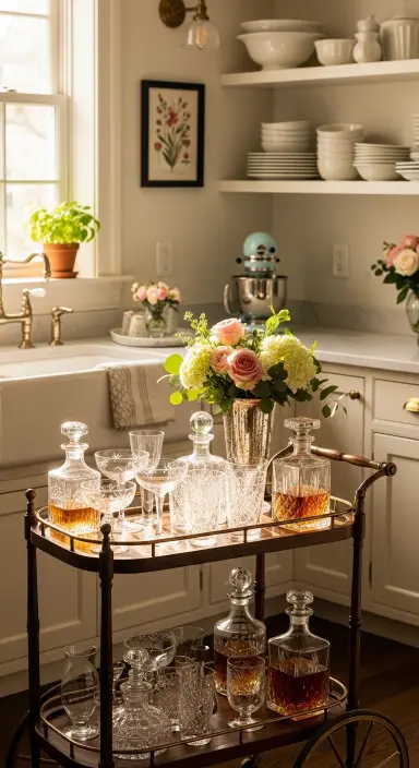 Kitchen Bar Cart Ideas 8