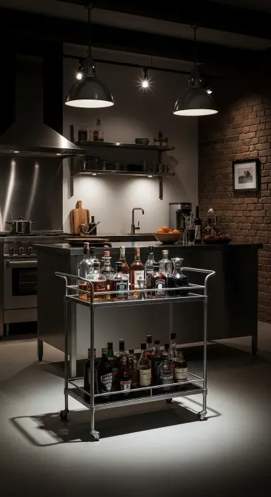 Kitchen Bar Cart Ideas 9