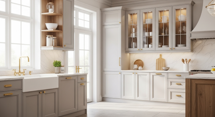 Kitchen Cabinet feature