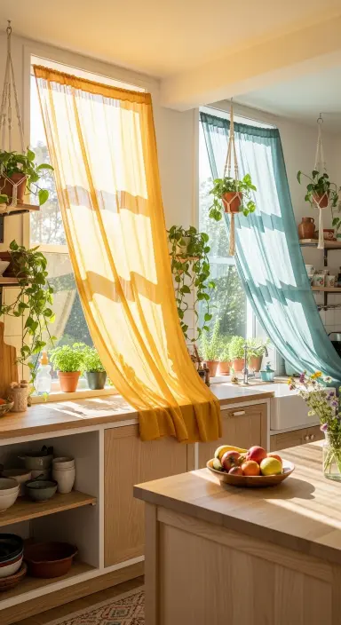 Kitchen Curtains Ideas 16