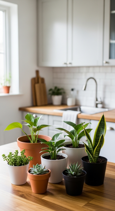 Kitchen Plants Decor17
