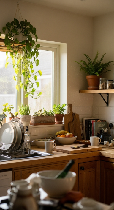 Kitchen Plants Decor20