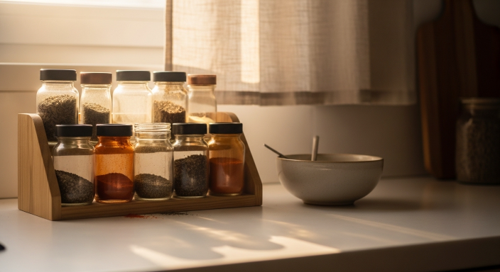 Kitchen Spice Rack0