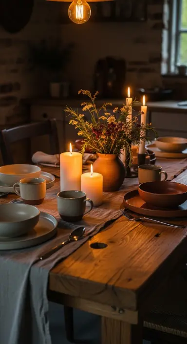 Kitchen Table Decor Setups 6