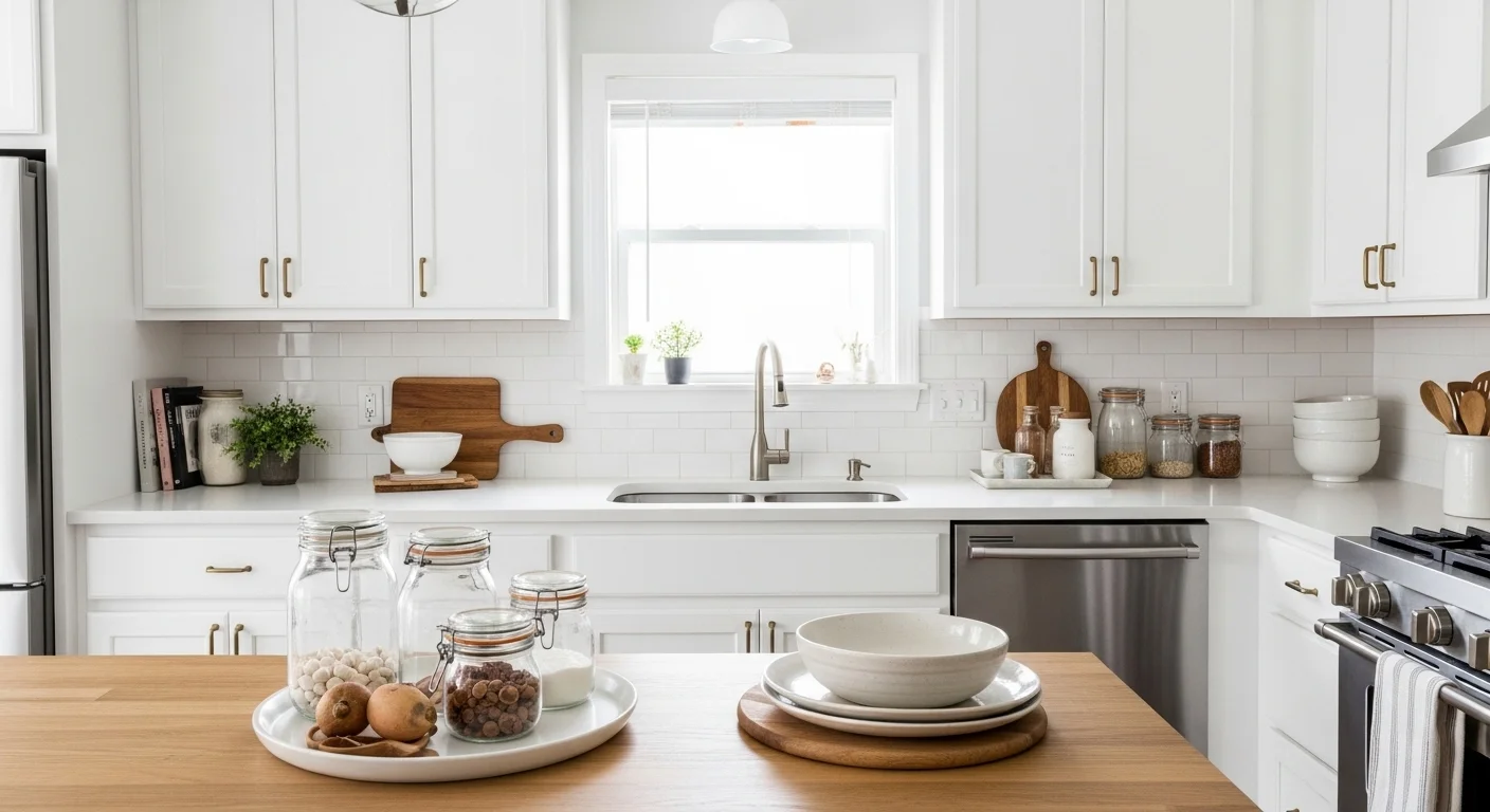 15 Amazing Kitchen Countertop Decor Tricks That Keep Your Space Clutter-Free