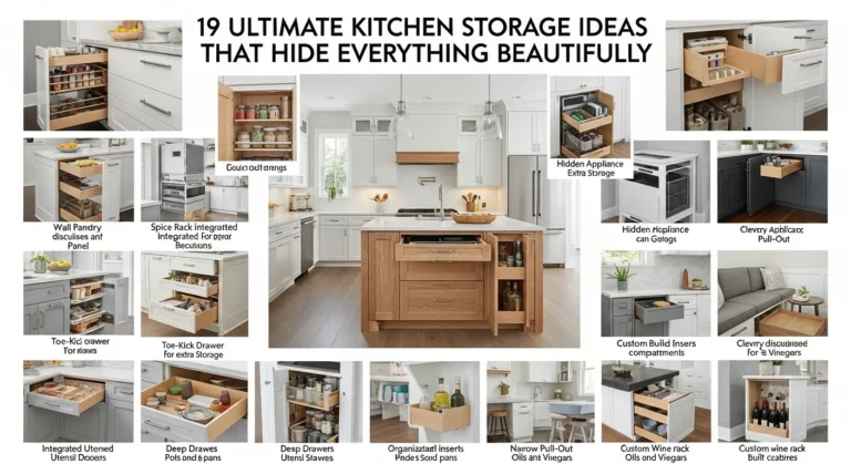 19 Ultimate Kitchen Storage Ideas That Hide Everything Beautifully