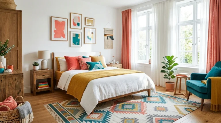 Vibrant Bedroom Color Schemes Ideas