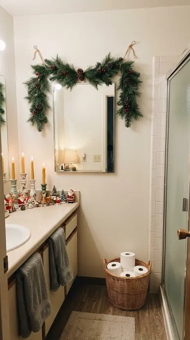 Bathroom Christmas Decor 10