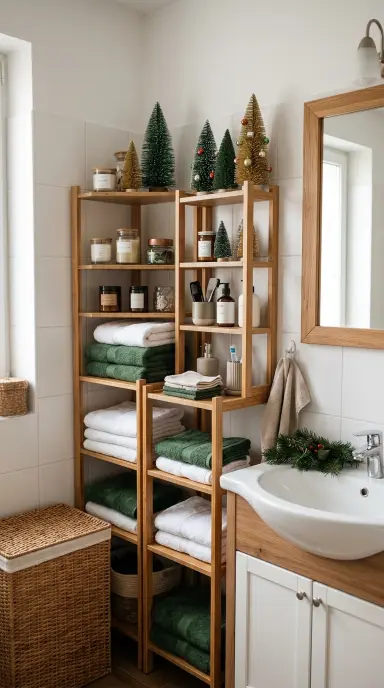 Bathroom Christmas Decor 16