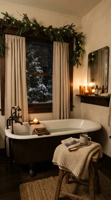 Bathroom Christmas Decor 17