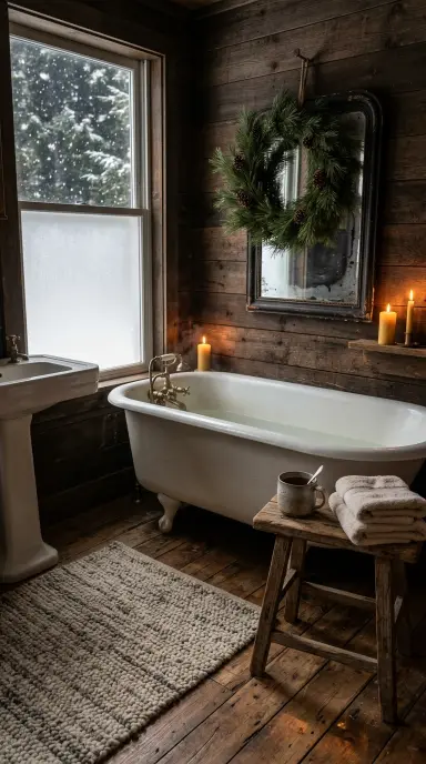 Bathroom Christmas Decor 4