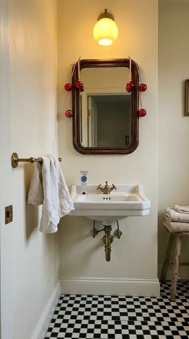 Bathroom Christmas Decor 6