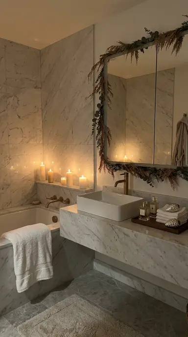 Bathroom Christmas Decor 9