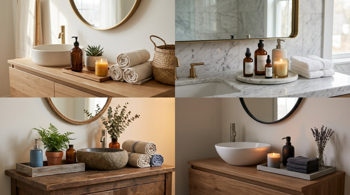 19 Brilliant Bathroom Counter Decor Ideas That Instantly Elevate Your Vanity 