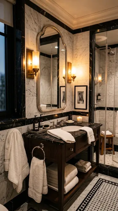 Black and White Bathroom 12