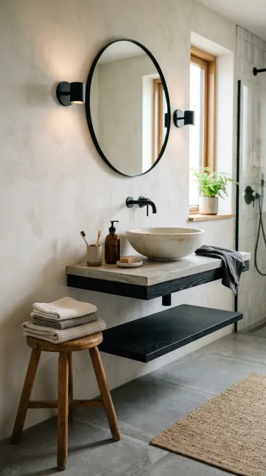 Black and White Bathroom 3