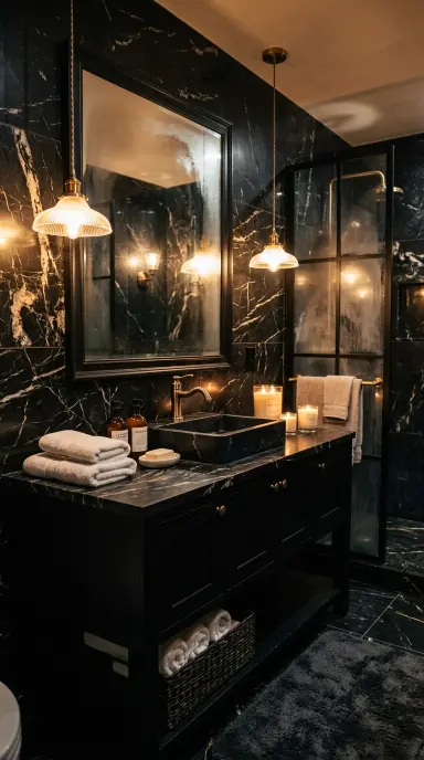 Black and White Bathroom 4