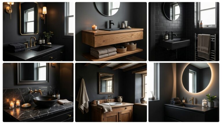 18 Bold Black Bathroom Decor Ideas That Create Dramatic Luxury Vibes 