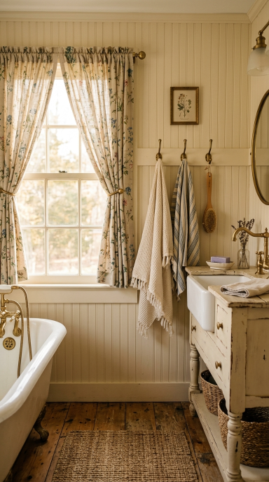 Charming Farmhouse Bathroom6
