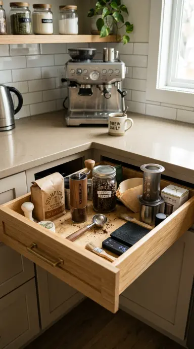 Coffee Station Kitchen Decor 15