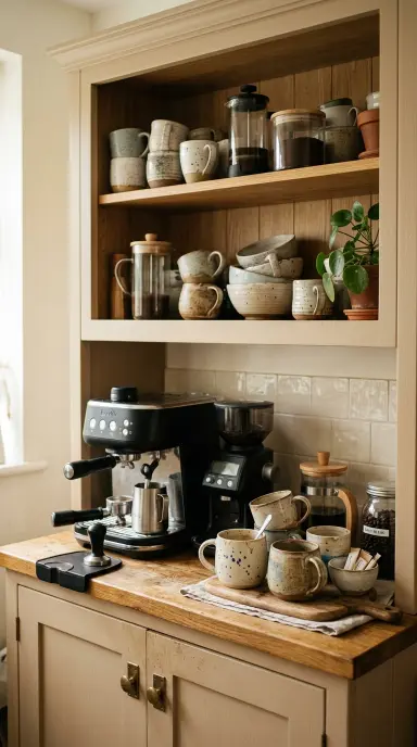 Coffee Station Kitchen Decor 16