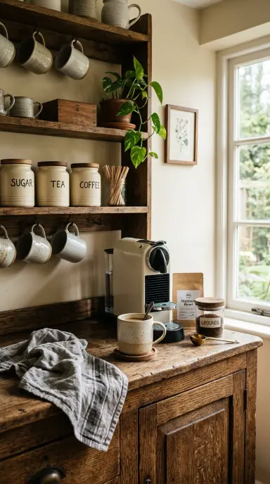 Coffee Station Kitchen Decor 5