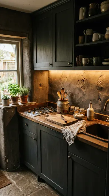 Compact charcoal kitchen clay walls 202605011616 2