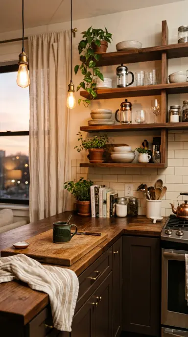 Dark Kitchen Decor 1