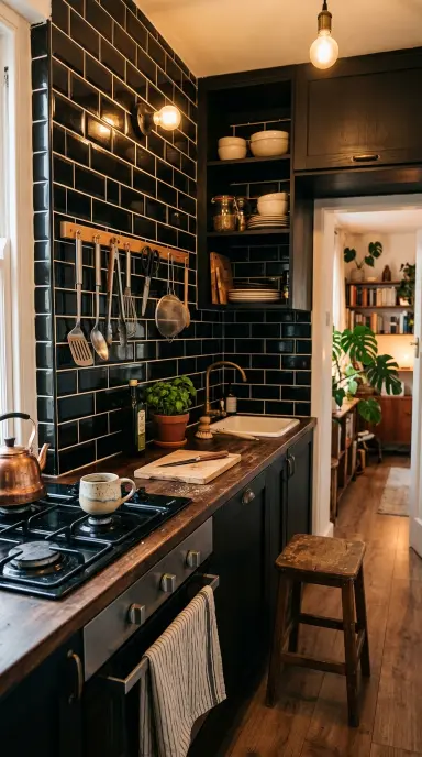 Dark Kitchen Decor 10