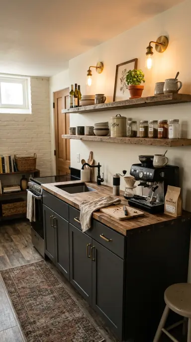 Dark Kitchen Decor 13