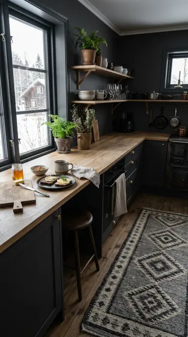 Dark Kitchen Decor 15