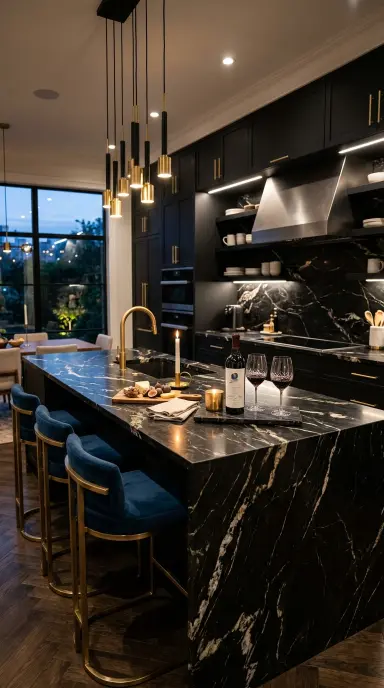 Dark Kitchen Decor 16