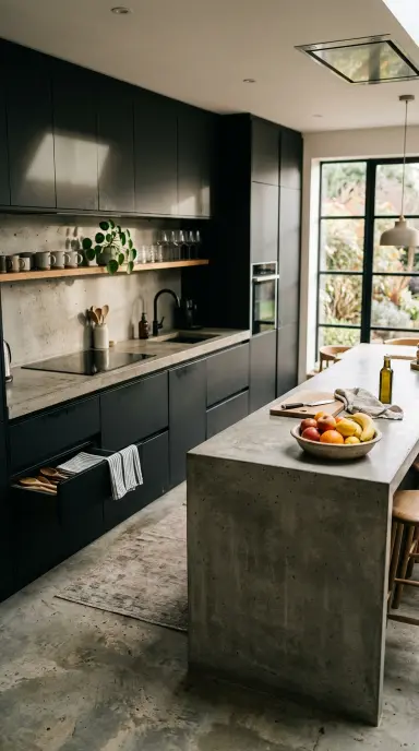Dark Kitchen Decor 2