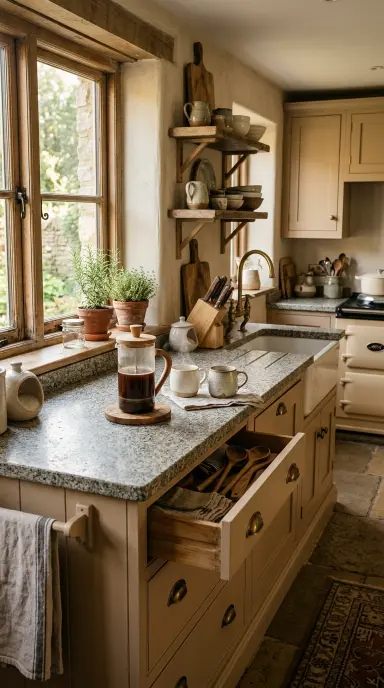 Earthy Kitchen Decor 1