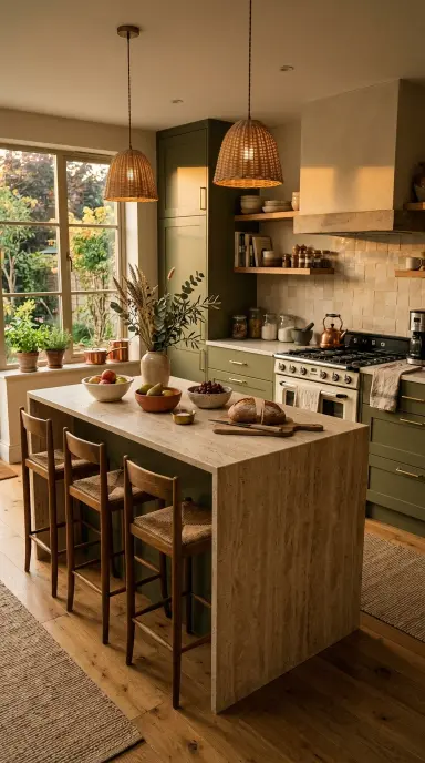 Earthy Kitchen Decor 17