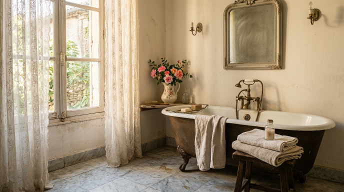 Elegant French Bathroom0