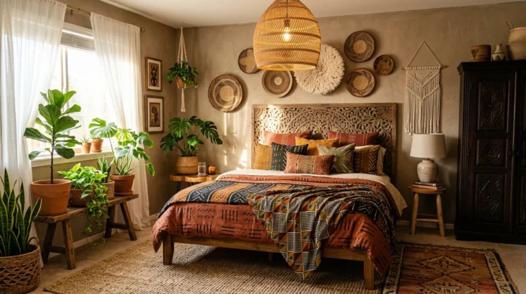 19 Vibrant Afrohemian Bedroom Decor Ideas That Add Cultural Flair