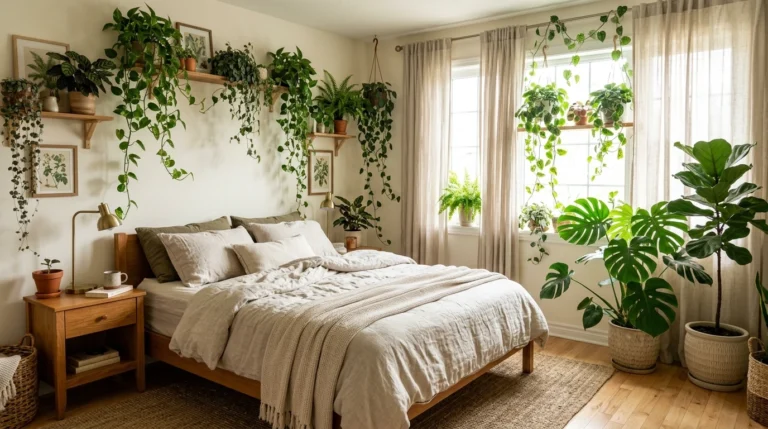 18 Lush Bedroom Decor With Plants Ideas That Thrive Beautifully