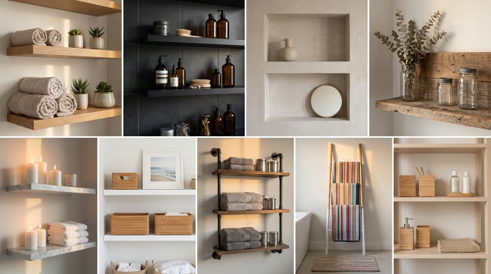 16 Genius Bathroom Shelf Decor Ideas That Look Magazine-Perfect Every Day 