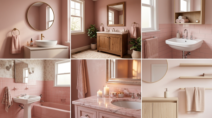 17 Gorgeous Pink Bathroom Decor Ideas That Add Feminine Charm Instantly 