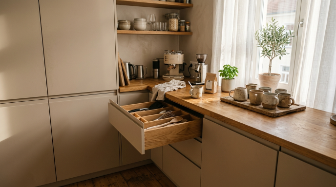 Hidden Kitchen Storage0