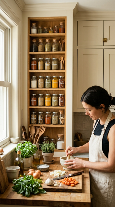 Hidden Kitchen Storage14
